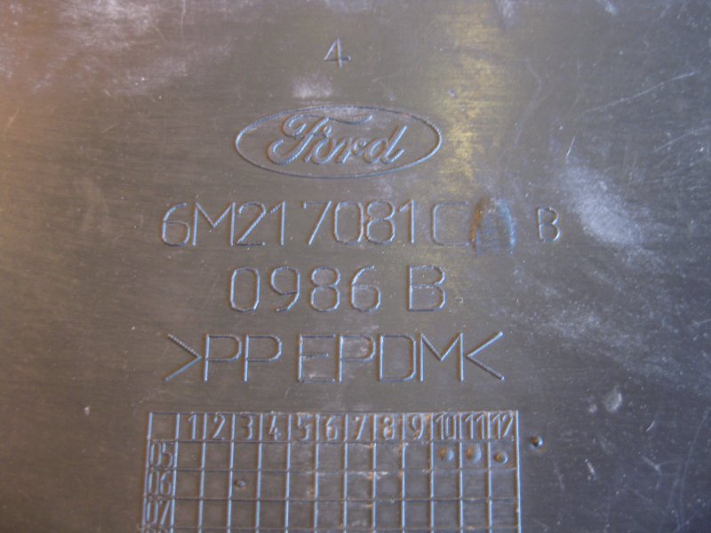 Пластина передней решетки Ford Galaxy 2006