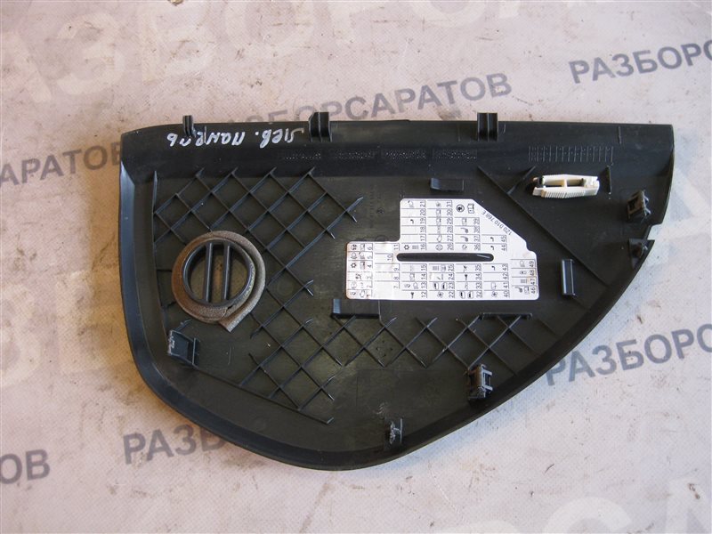Накладка торпедо декоративная Skoda Octavia A5 2013 лифтбэк