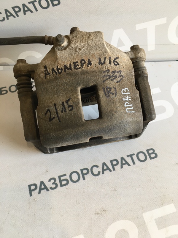 Суппорт тормозной передний Nissan Almera N16 2005 хэтчбек