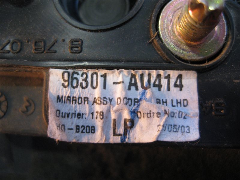 Зеркало Nissan Primera P12 2003 хэтчбек