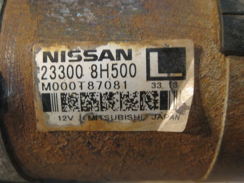 Стартер Nissan Primera P12 2003 хэтчбек