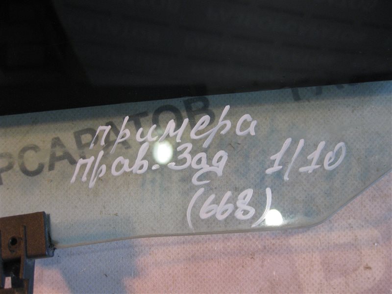 Стекло двери Nissan Primera P12 2003 хэтчбек