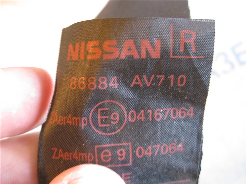 Ремень безопасности Nissan Primera P12 2003 хэтчбек