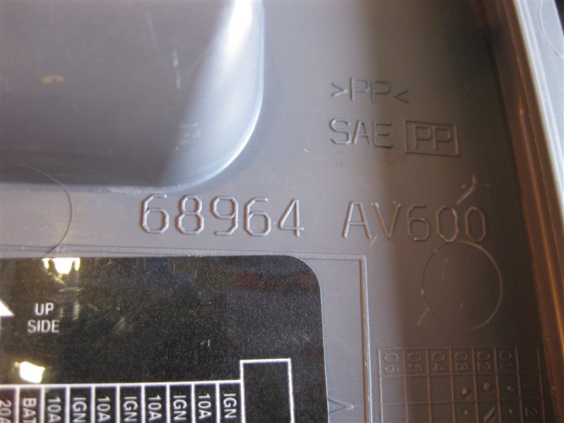 Накладка торпедо Nissan Primera P12 2003 хэтчбек