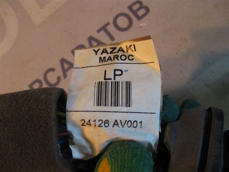 Проводка двери Nissan Primera P12 2003 хэтчбек