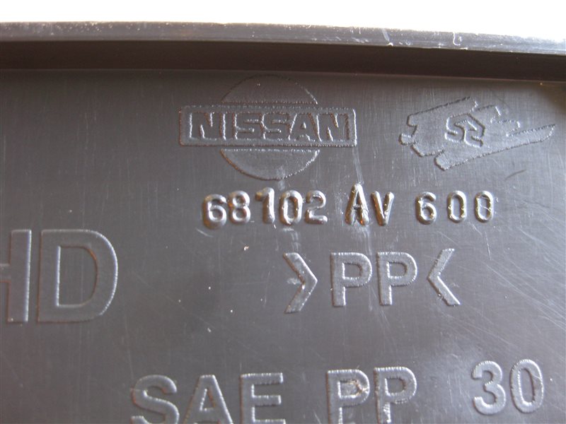 Накладка под торпедо Nissan Primera P12 2003 хэтчбек