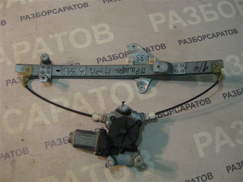 Механизм стеклоподъемника с мотором Nissan Primera P12 2004 седан