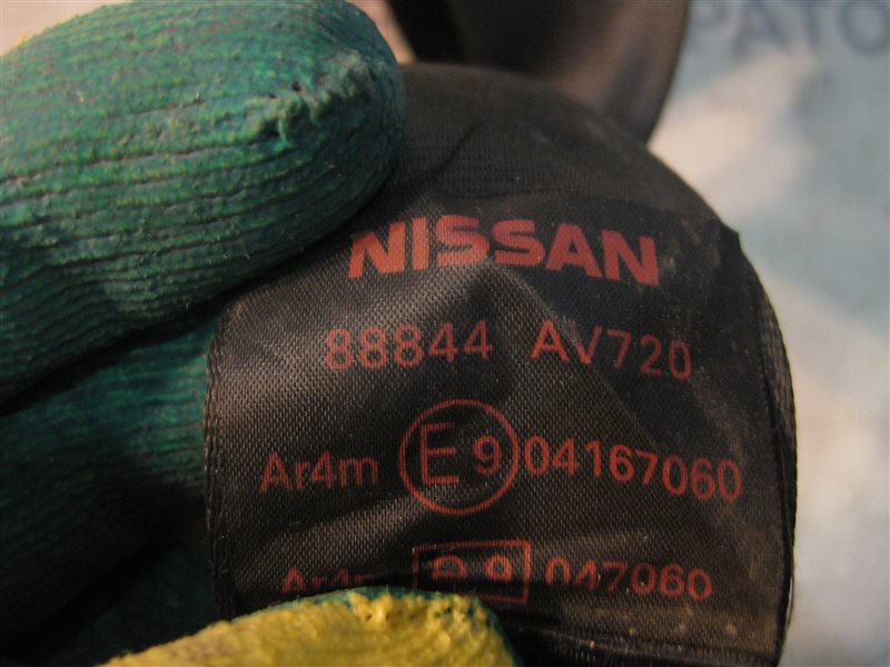 Ремень безопасности Nissan Primera P12 2004 седан