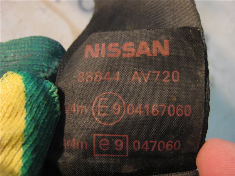 Ремень безопасности Nissan Primera P12 2004 седан