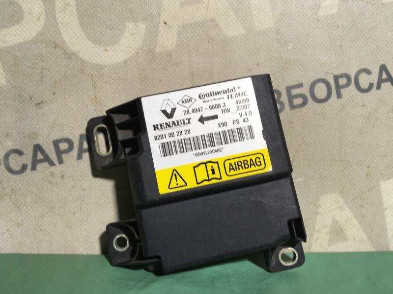 Блок SRS Renault Logan 2007