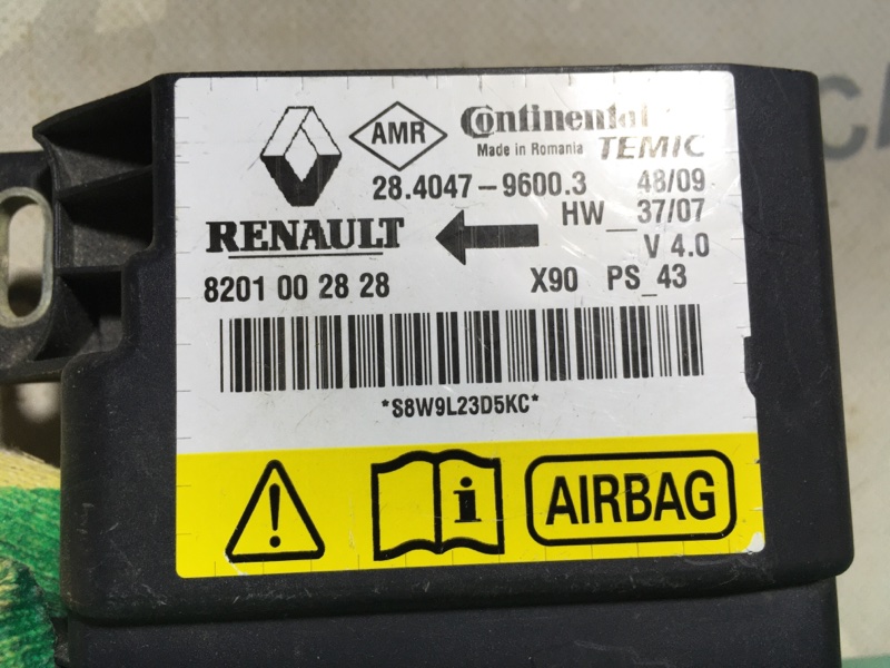 Блок SRS Renault Logan 2007