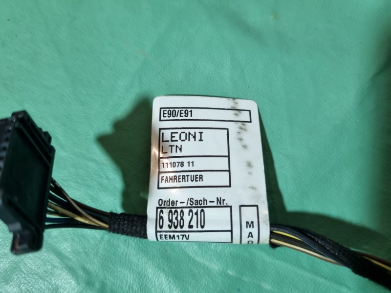Проводка двери BMW 3 E90 2011 седан
