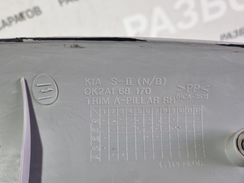 Обшивка стойки KIA Spectra 2008