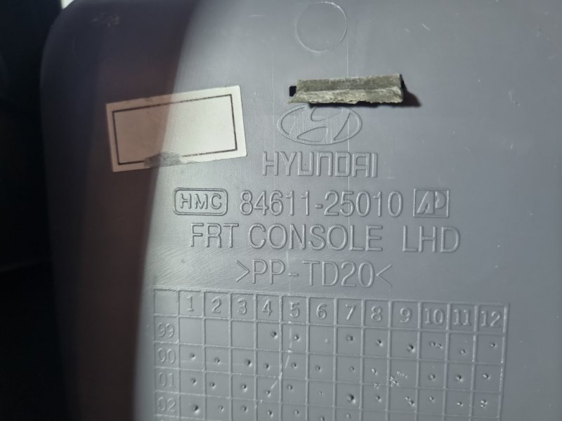 Центральная консоль Hyundai Accent 2008 седан
