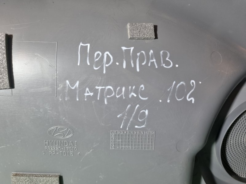 Обшивка двери Hyundai Matrix 2007 универсал