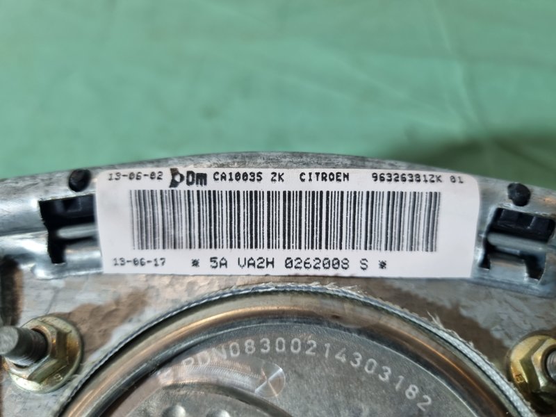 Подушка безопасности в рулевое колесо Citroen C5 2002 хэтчбек