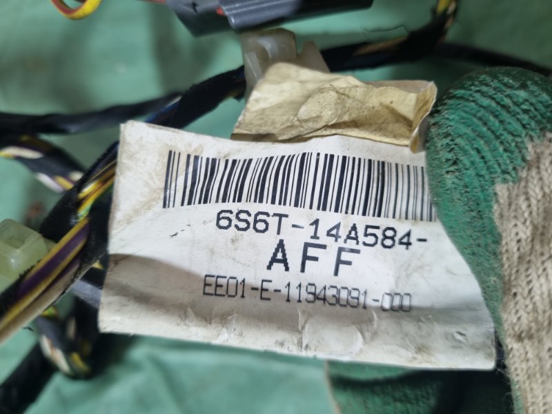 Проводка двери Ford Fiesta 2007 хэтчбек 5 дв.