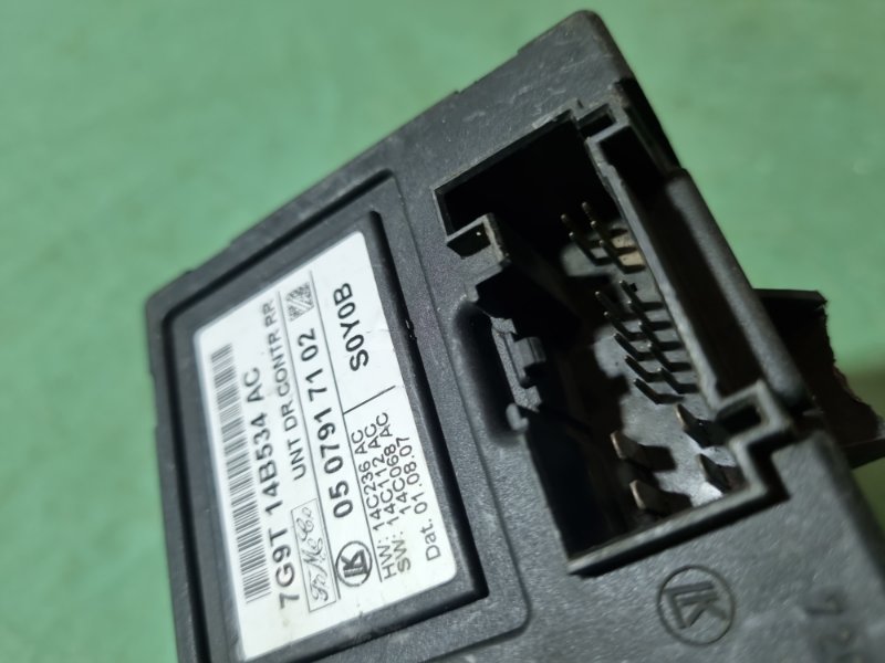 БЛОК КОМФОРТА ДВЕРИ Ford Galaxy 2006