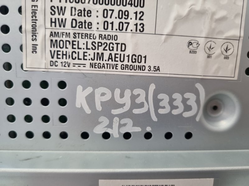 Магнитола Chevrolet Cruze 2013 универсал