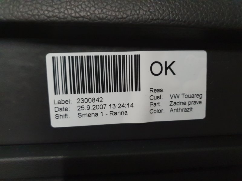 Обшивка двери (карта) Volkswagen Touareg 2007 7L6