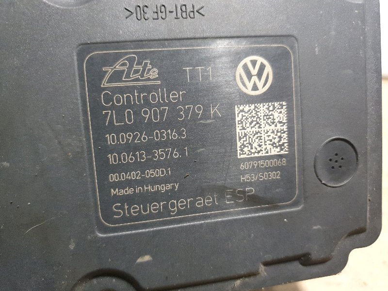 Блок ABS АБС Volkswagen Touareg 2007 7L6