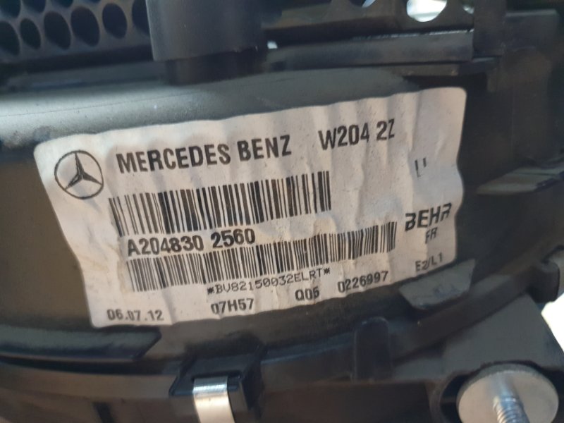 Корпус печки Mercedes-Benz C-Class 2012 W204