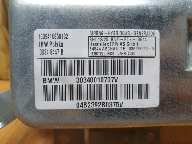 Подушка безопаснности BMW X3 2004 E83