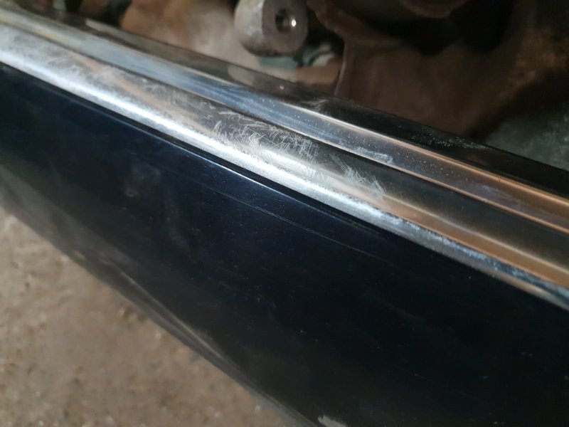 Накладка порога Audi A8 2012 4H