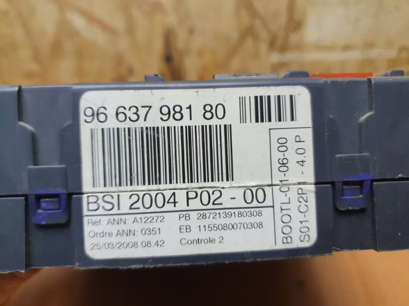Блок управления Peugeot 308 2009 Хэтчбэк