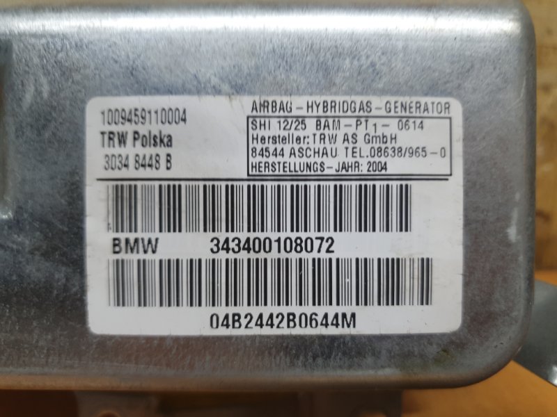Подушка безопаснности BMW X3 2004 E83