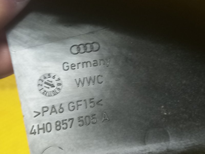 Накладка зеркала заднего вида Audi A8 2012 D4