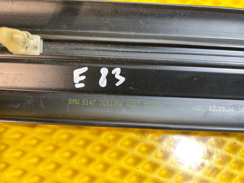 Накладка на порог BMW X3 2004 E83
