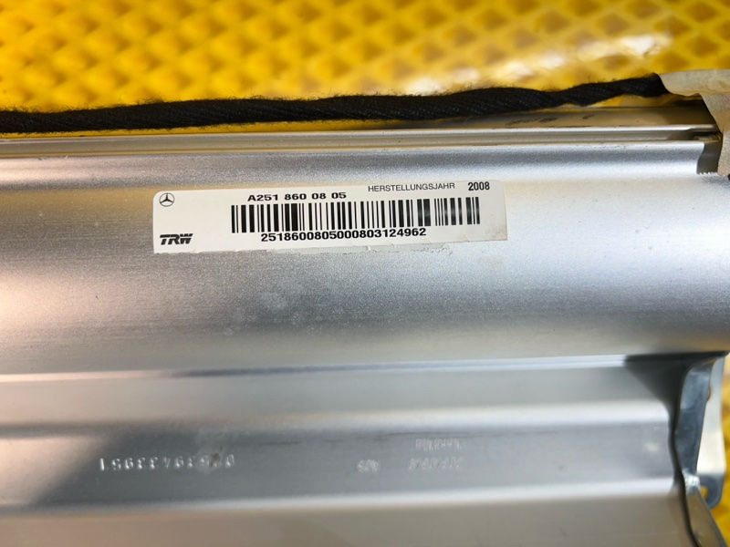 Подушка безопасности пассажира Mercedes-Benz GL-Class 2008 X164