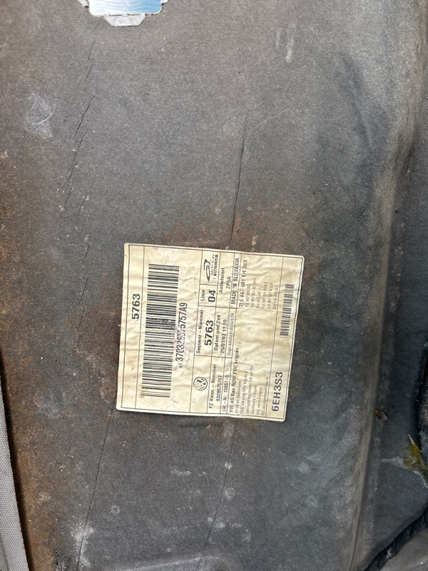 Обшивка потолка Volkswagen Touareg 2003 7L6