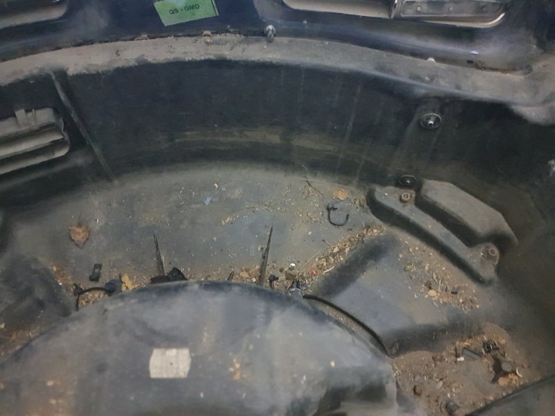 Ниша запасного колеса Volkswagen Phaeton 2005 3D2