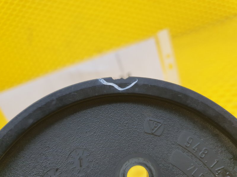 Шкив насоса ГУР Porsche Cayenne 2008 957