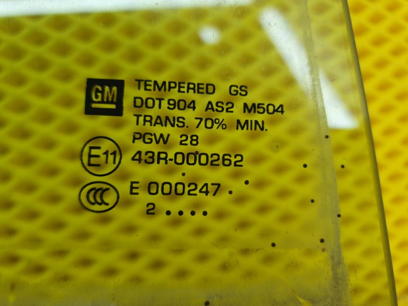 Стекло двери Cadillac CTS 2008 II