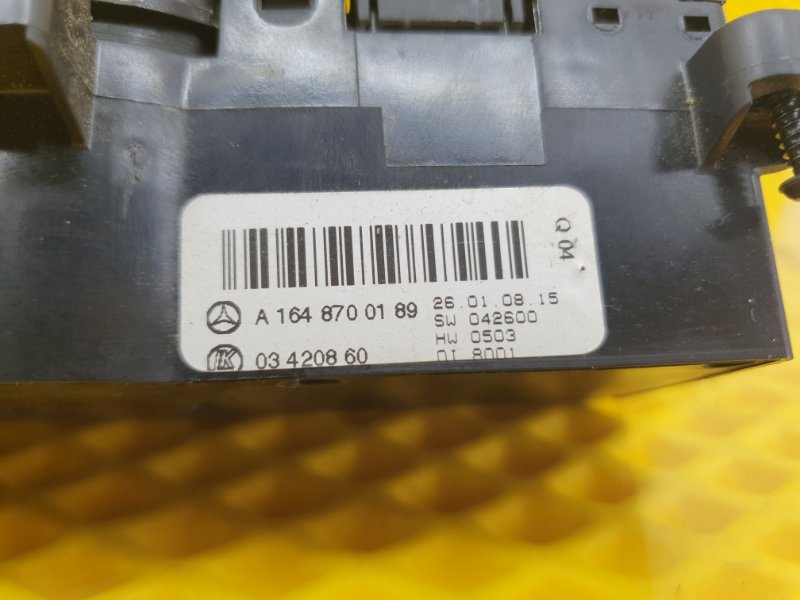 Блок управления климат-контролем Mercedes-Benz GL-Class 2008 X164