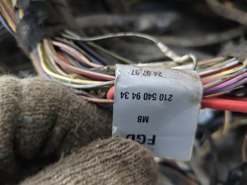 Проводка салона (жгут проводов) Mercedes-Benz E-Class 15.04.1998 W210