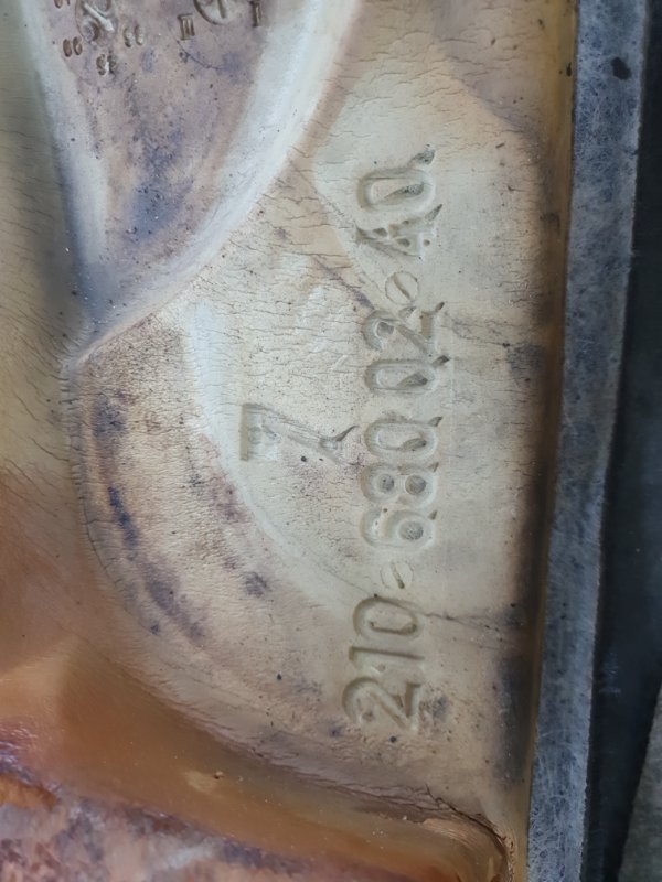 Ковролин Mercedes-Benz E-Class 15.04.1998 W210