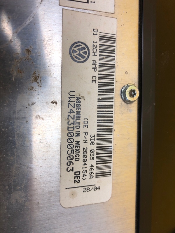 Усилитель звука Volkswagen Phaeton 2005 3D2