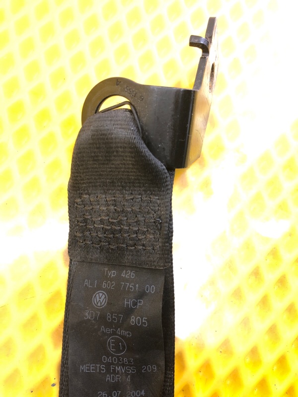 Ремень безопасности задний левый Volkswagen Phaeton 2005 3D2