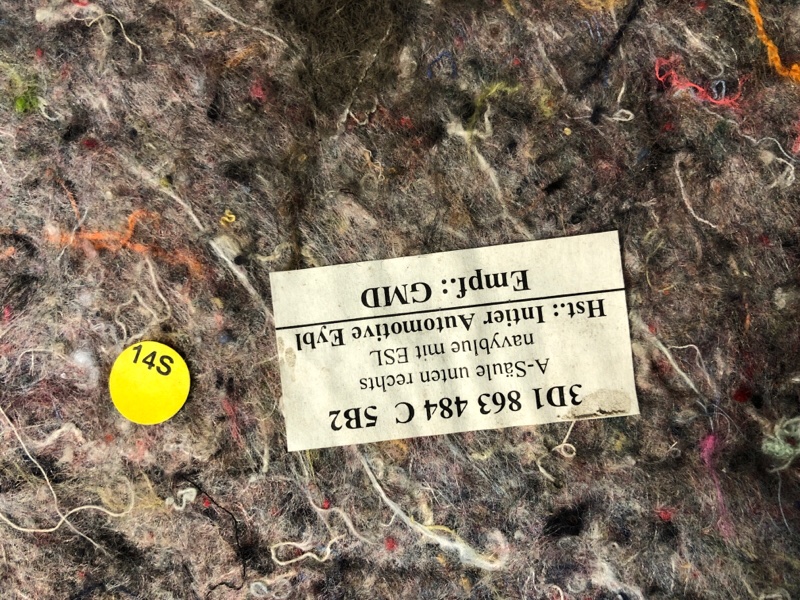 Накладка порога внутренняя правая Volkswagen Phaeton 2005 3D2