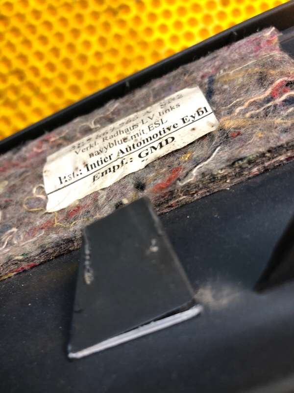 Накладка порога внутренняя левая Volkswagen Phaeton 2005 3D2