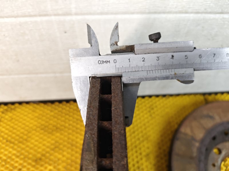 Диск тормозной задний Volkswagen Phaeton 2005 3D2