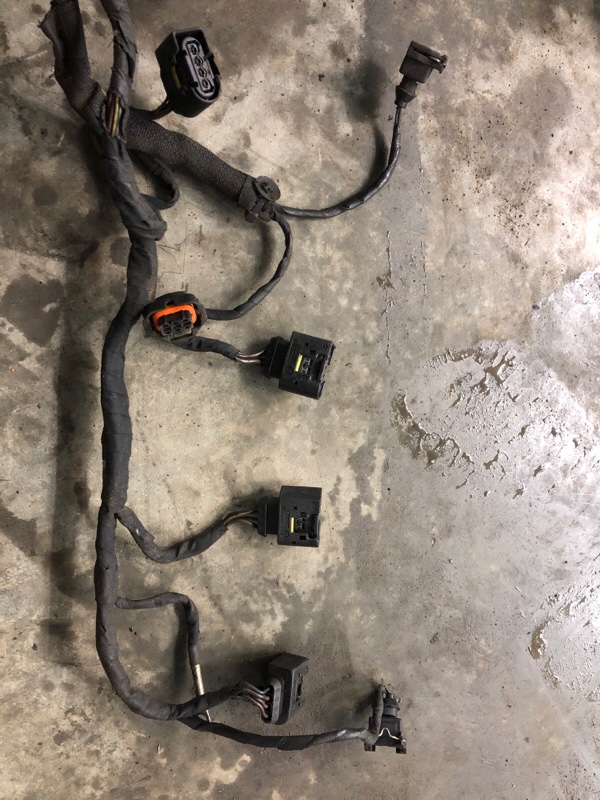 Проводка двигателя Porsche Cayenne 2008 957