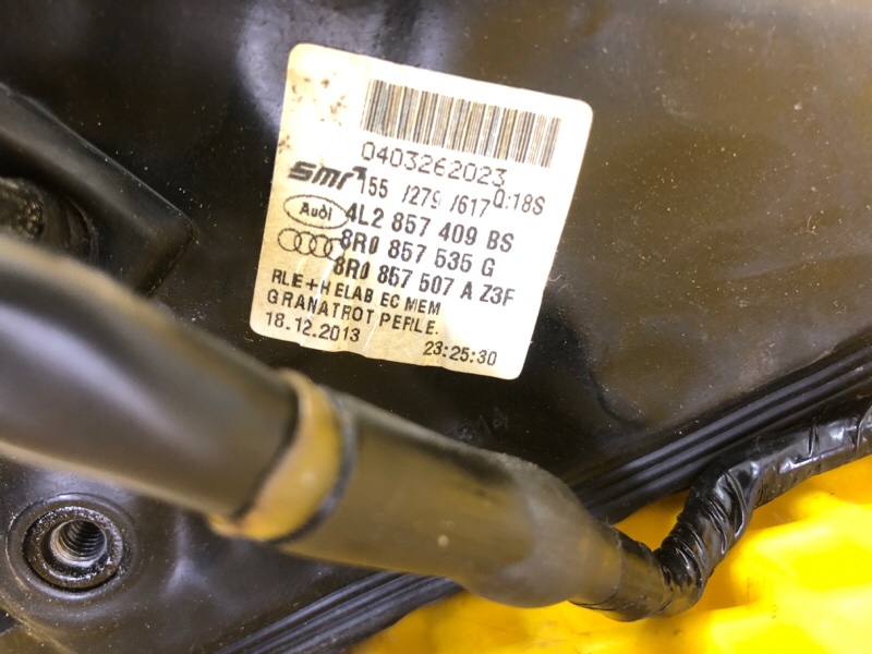 Зеркало боковое левое Audi Q7 2014 4L