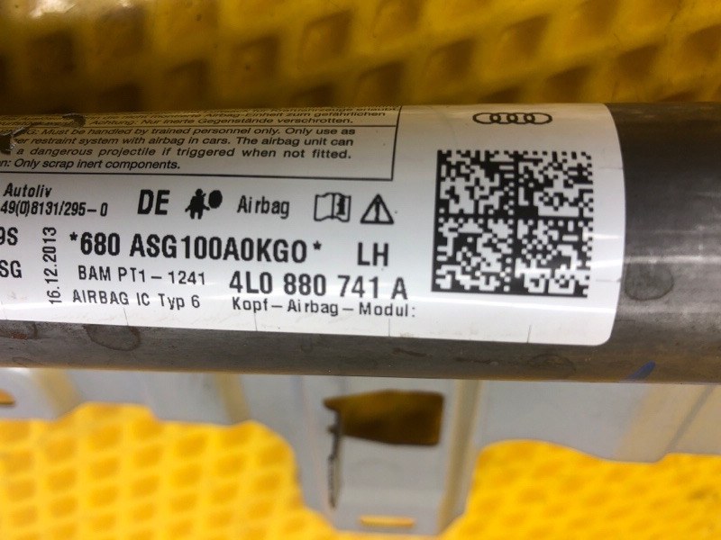 Подушка безопасности (шторка) Audi Q7 2014 4L