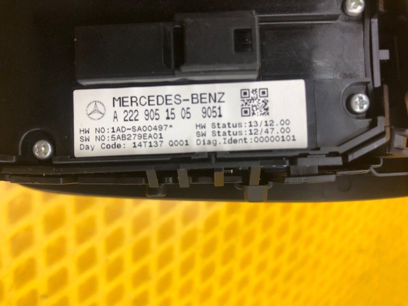 Блок кнопок стеклоподъемников Mercedes-Benz S-Class 2014 W222