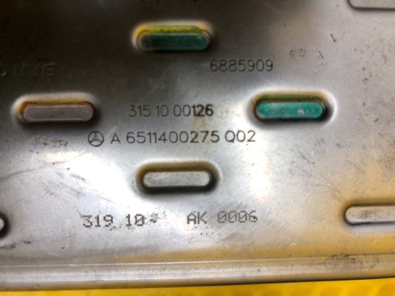 Радиатор ЕГР EGR Mercedes-Benz GL-Class 2011 X204